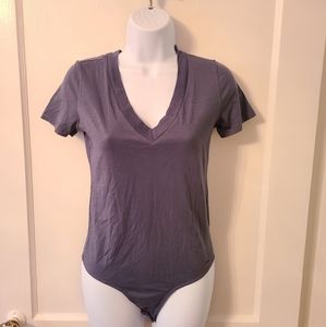 n:PHILANTHROPY Short-Sleeved V-Neck Bodysuit Sz S
